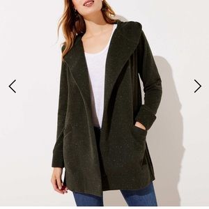 Super soft hooded cardigan